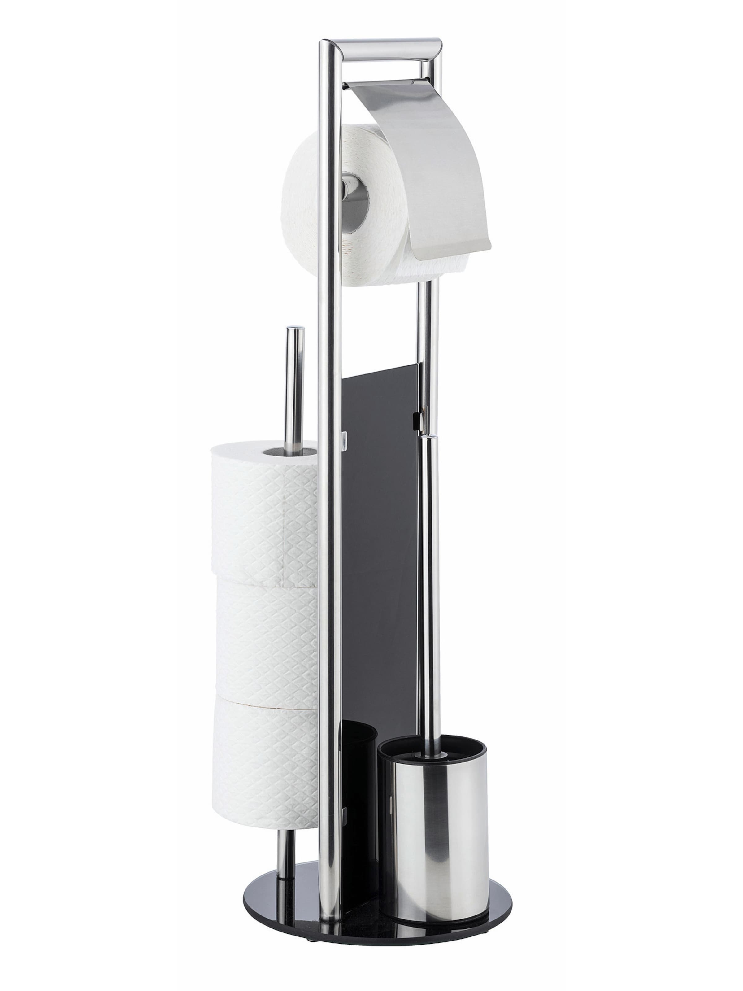 Wenko WC-Garnitur 'Ravina' in Silber