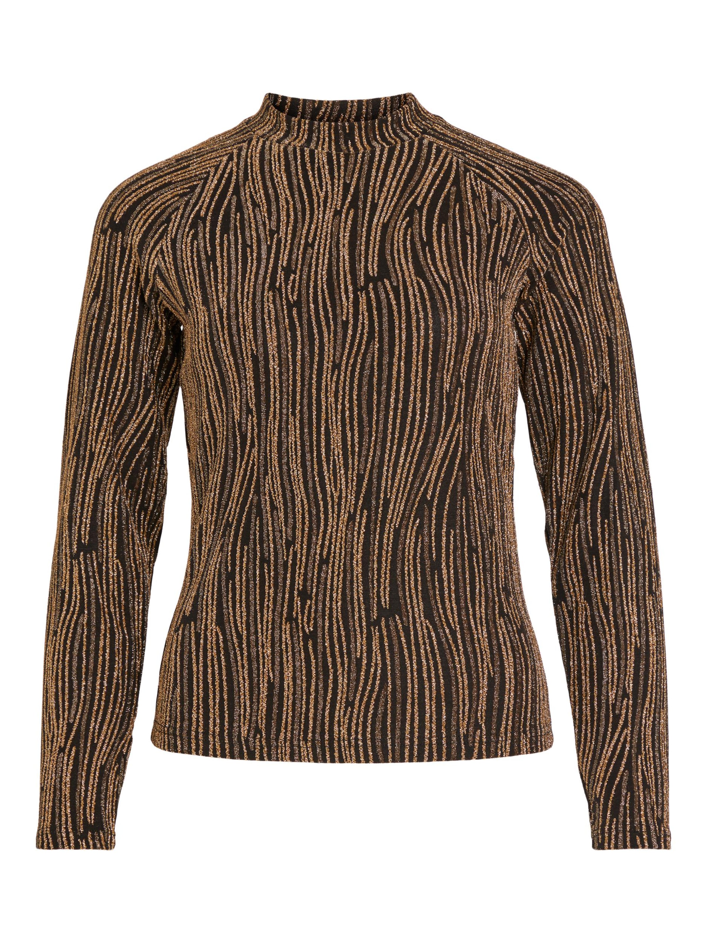 VILA Shirt 'Maze' in Zwart: voorkant