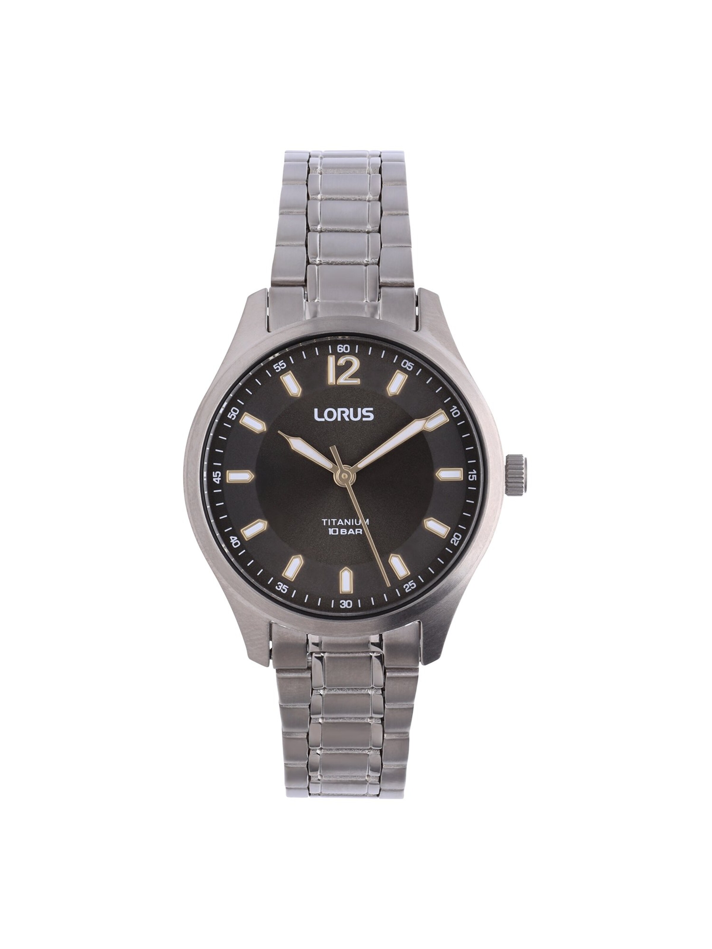 Montre à affichage analogique LORUS en gris : devant