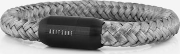 Akitsune Armband 'Portus' in Grau: Vorderseite