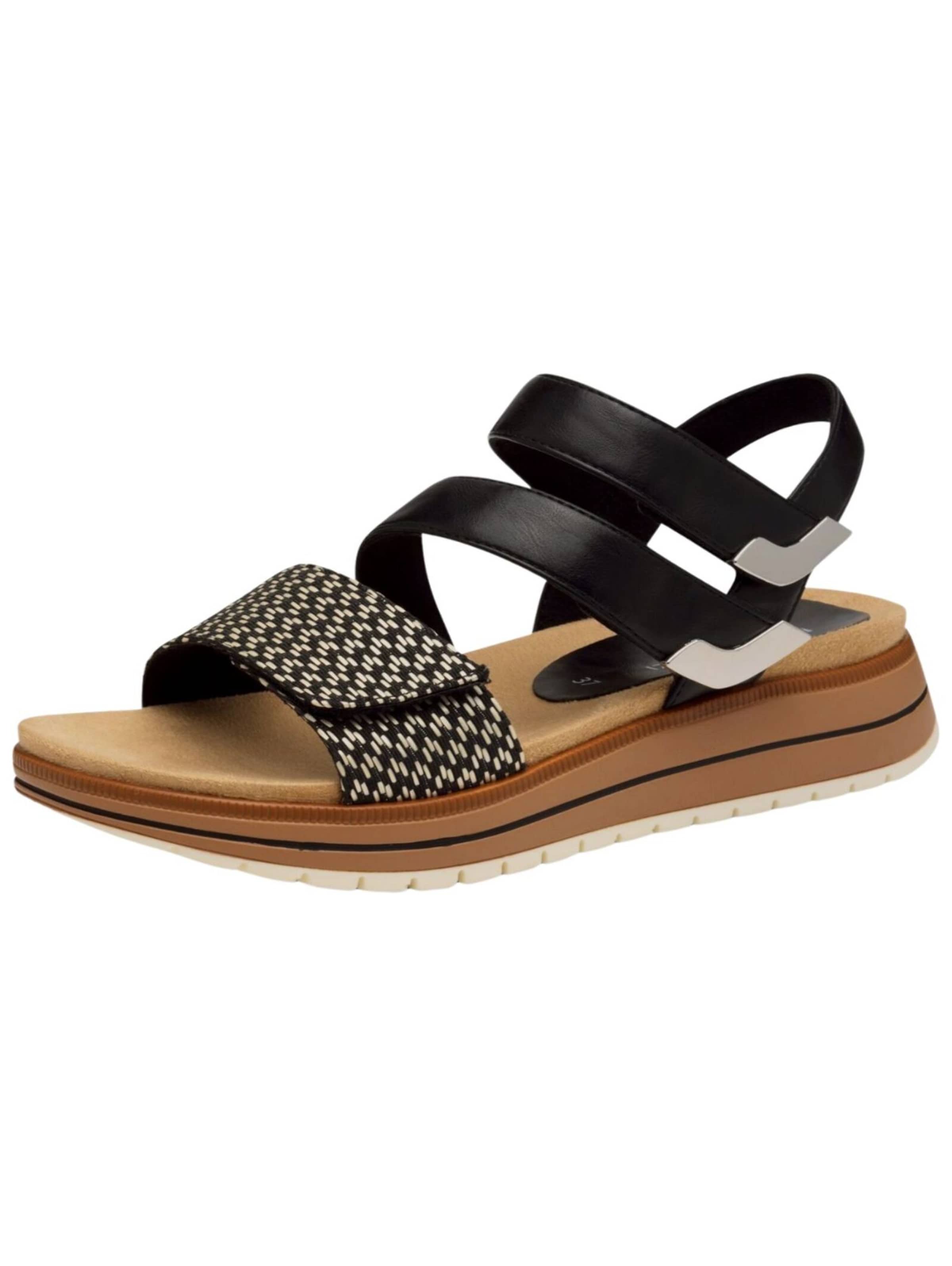 Sandalo con cinturino di MARCO TOZZI in nero: frontale