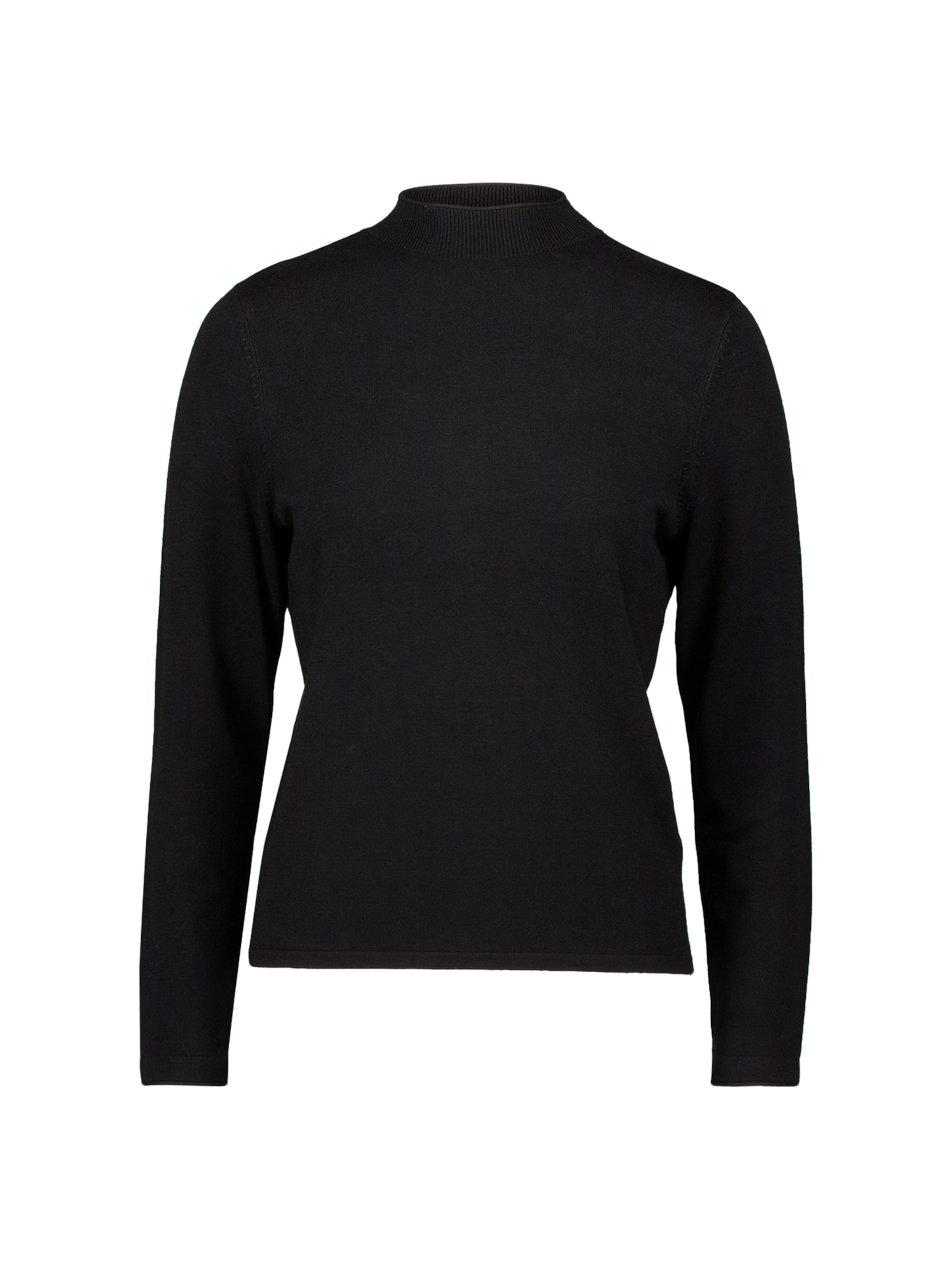 Pull-over zero en noir : devant