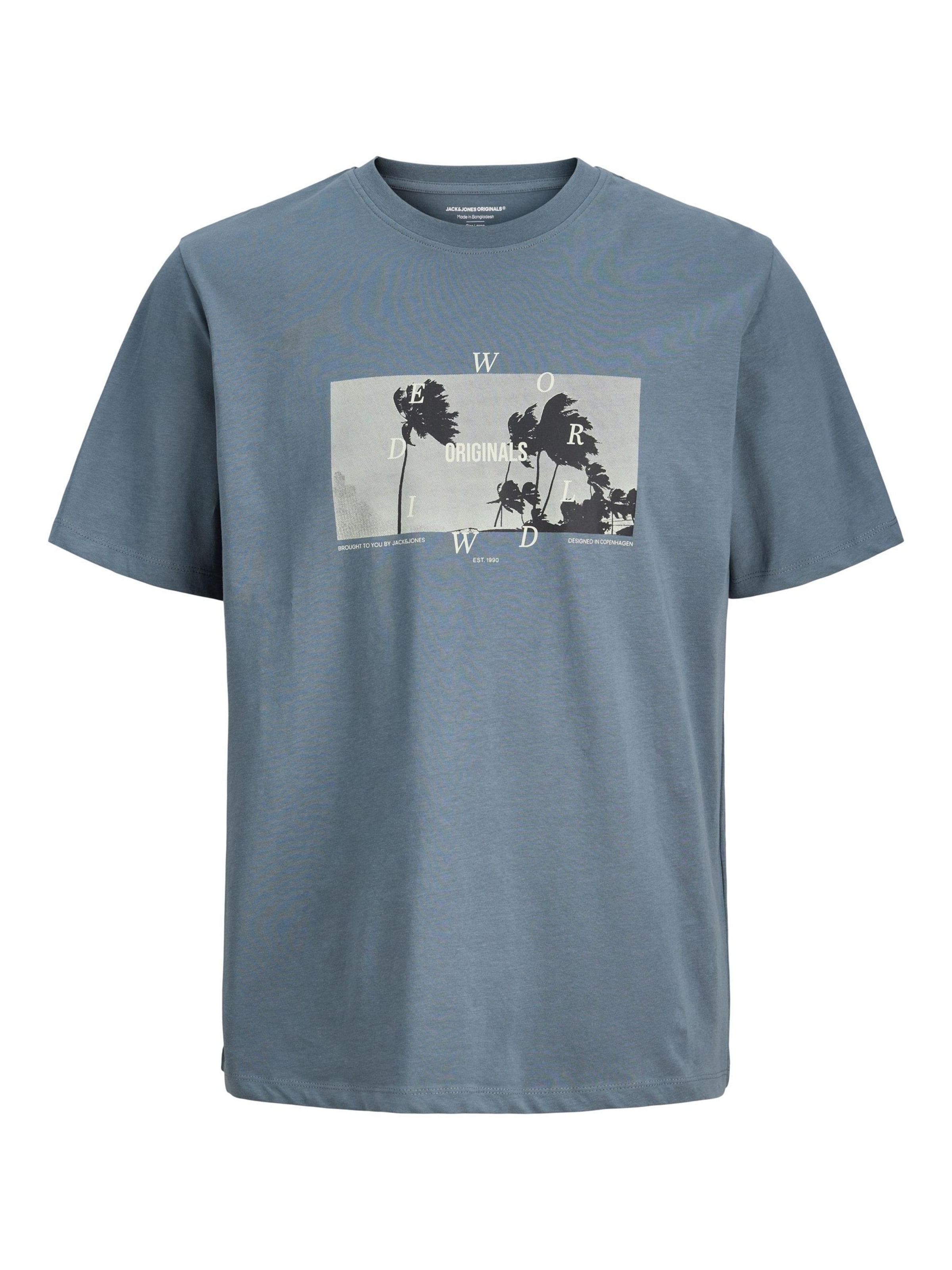 JACK & JONES Shirt in Grey: front