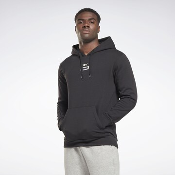 Reebok Athletic Sweatshirt in Black: front