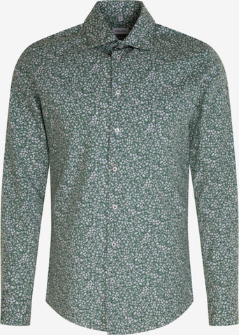 Coupe slim Chemise business 'Slim' SEIDENSTICKER en vert : devant