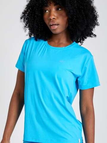 SPORTKIND Funktionsshirt 'Loose Fit Kurzarm'‌‌‌‌‌‌‌ in Blau