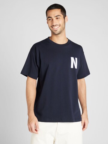 T-Shirt 'Simon' NORSE PROJECTS en bleu : devant