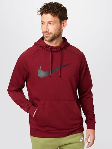 Sweat de sport NIKE en rouge : devant