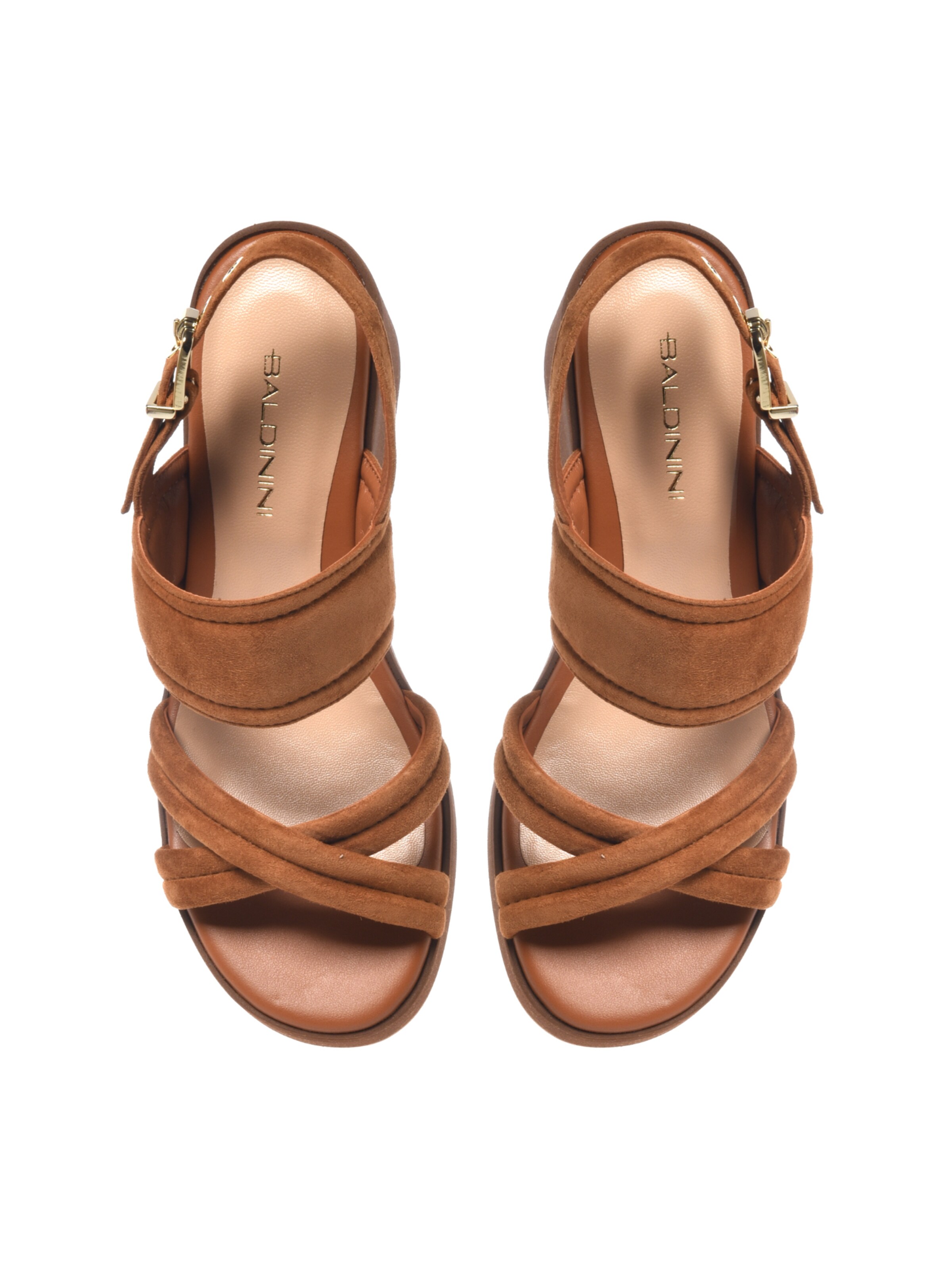 BALDININI Sandalen met riem in Bruin
