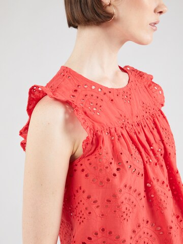 PIECES Blouse 'PCVILDE' in Red