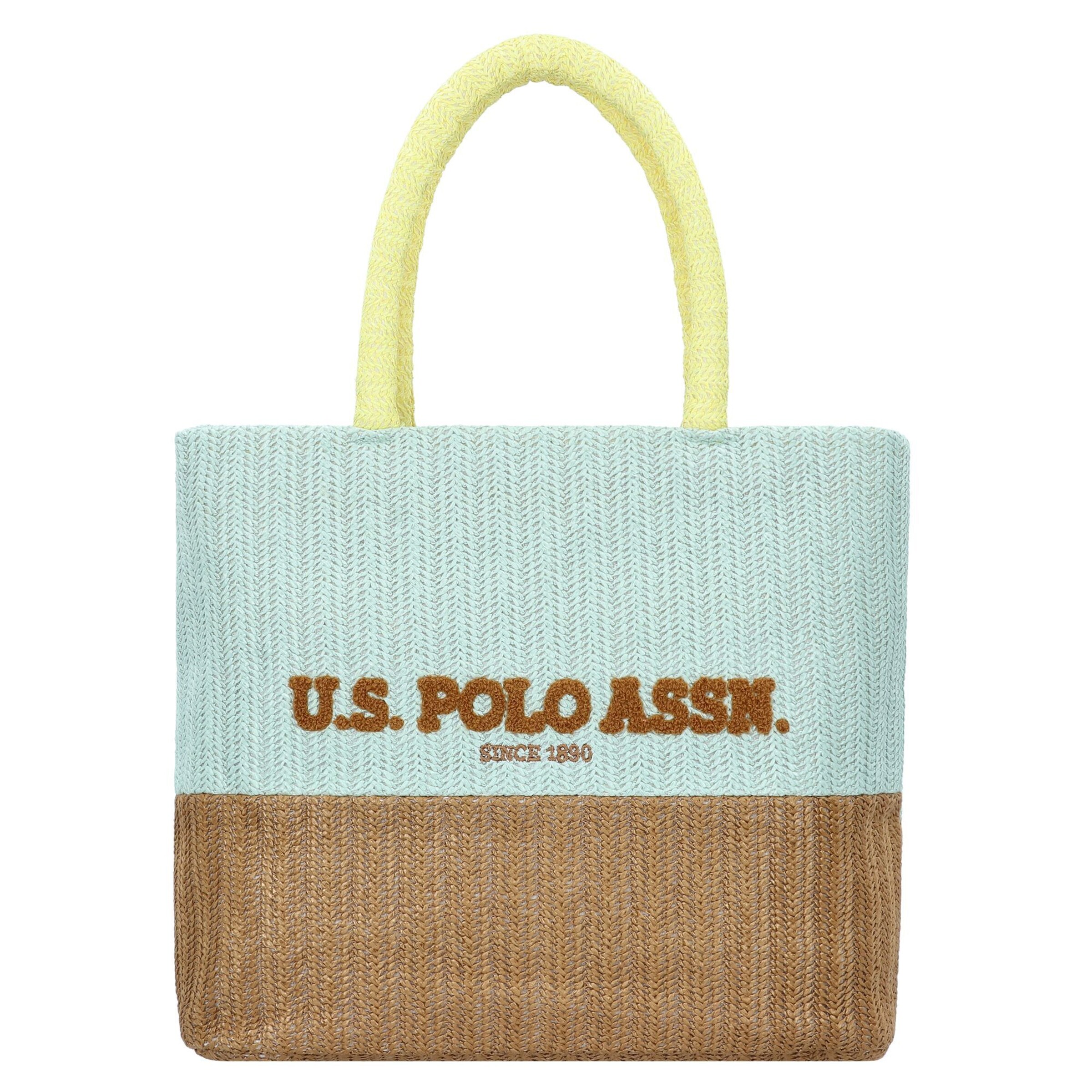 U.S. POLO ASSN. Schultertasche in Grün: Vorderseite