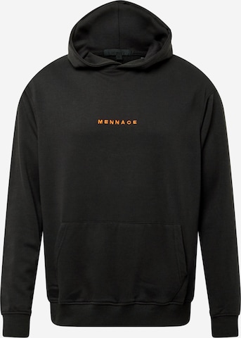 Mennace Sweatshirt in Schwarz: front