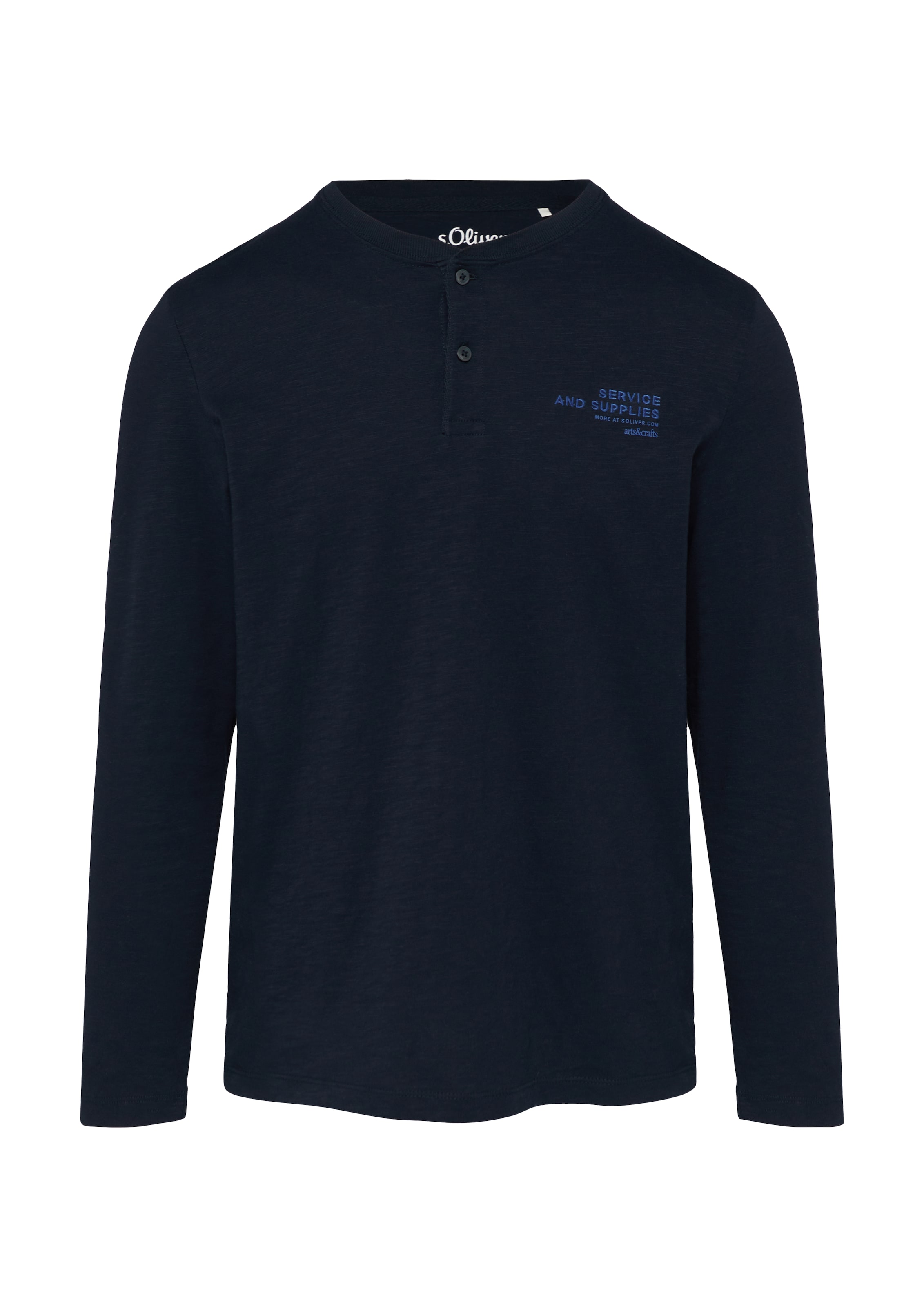 s.Oliver Shirt in Blauw: voorkant