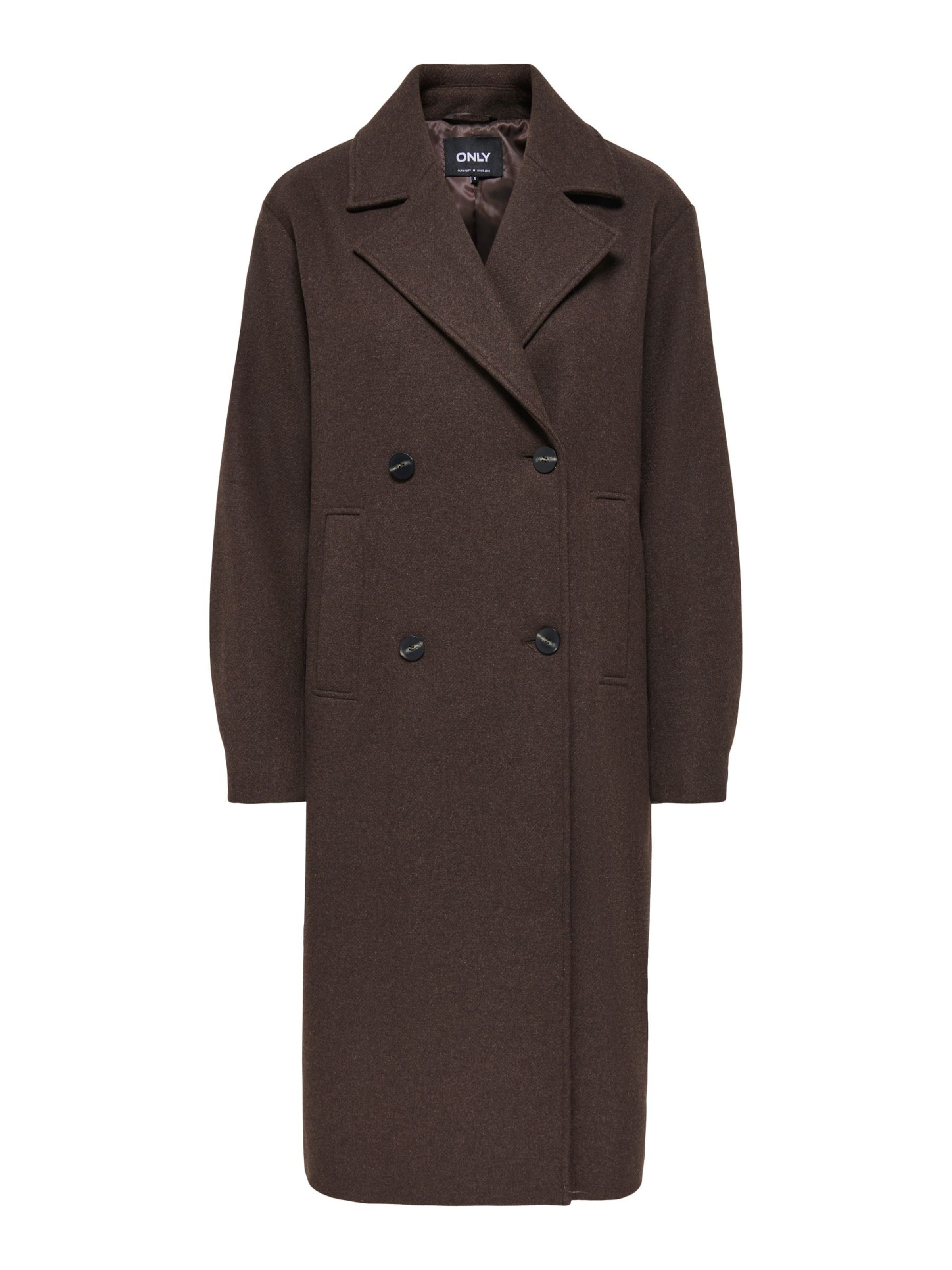 Cappotto di mezza stagione 'ONLReese' di ONLY in marrone: frontale