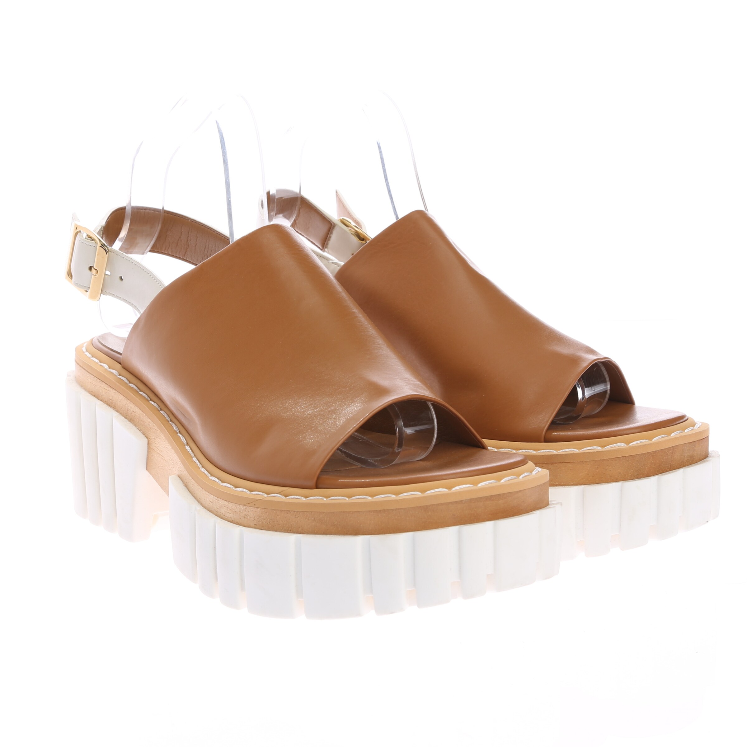 Stella McCartney Sandaletten in 39,5 in hellbraun, Produktansicht