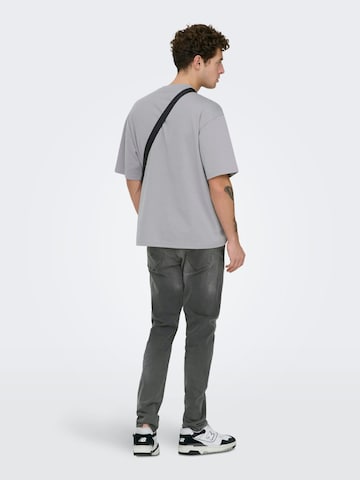Only & Sons Slimfit Τζιν 'ONSLoom' σε μαύρο