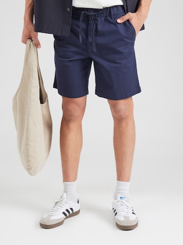 JACK & JONES Loose fit Chino trousers 'JPSTJAIDEN' in Blue: front