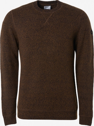 Pull-over No Excess en marron : devant