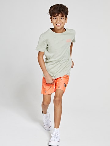 Shiwi Badeshorts 'Snoopy Happy Skater' in Orange