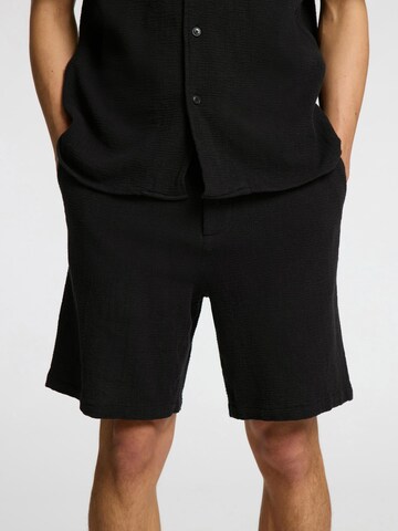 SELECTED HOMME regular Bukser i sort