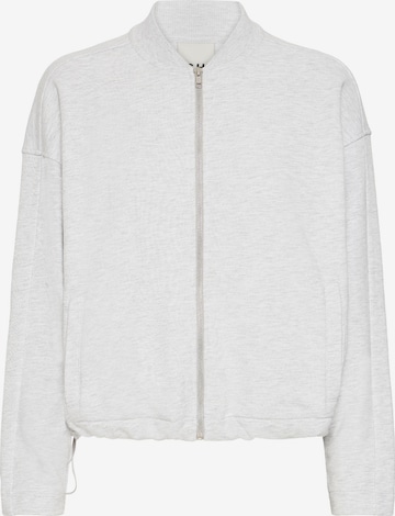 Veste de survêtement 'MSKYLA CA' ICHI en blanc : devant