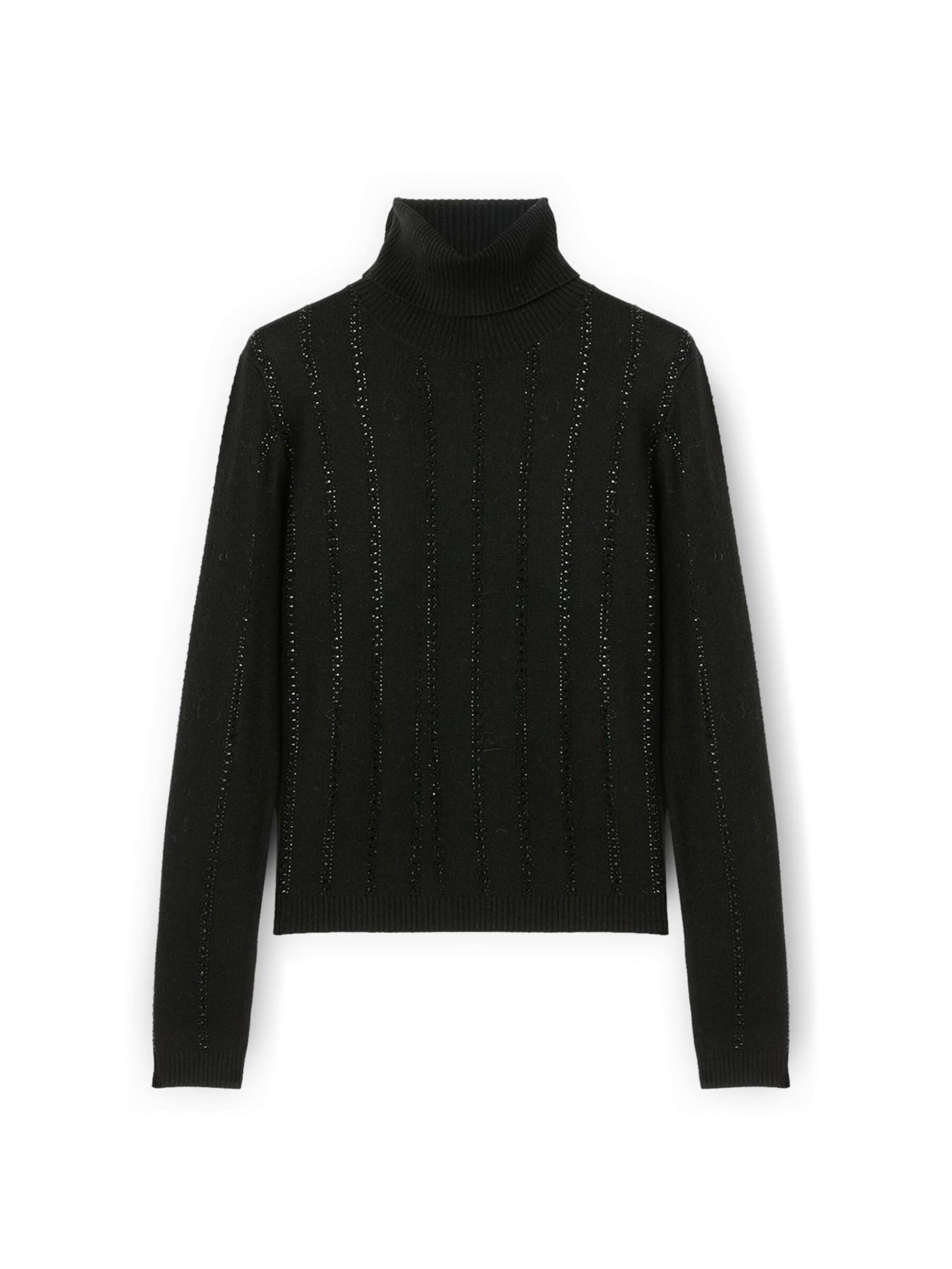 MOTIVI Trui in Zwart: voorkant