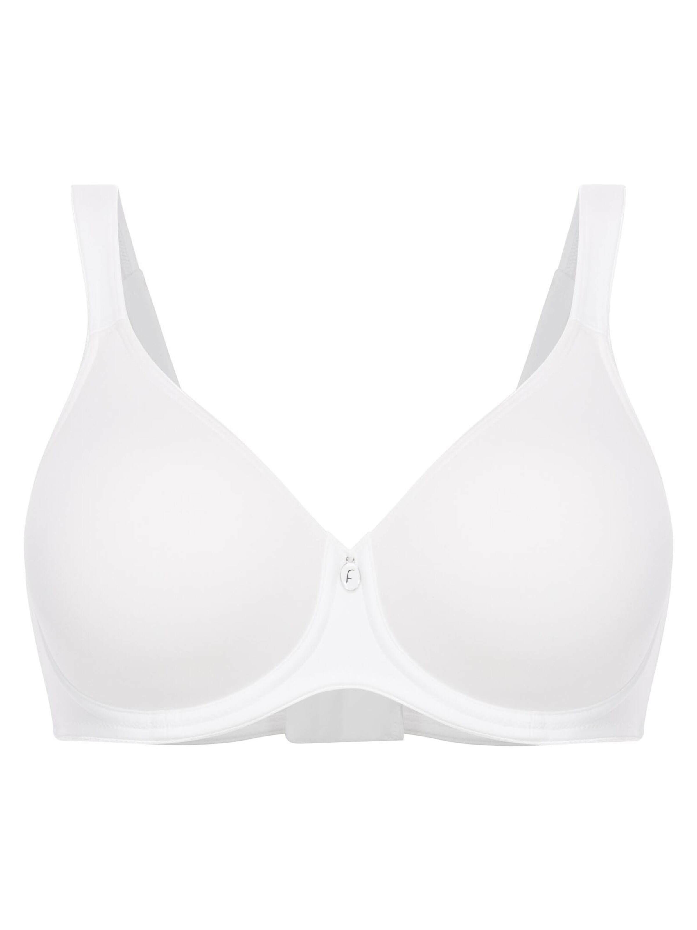 FELINA T-shirt BH 'Pure Balance' in Wit: voorkant