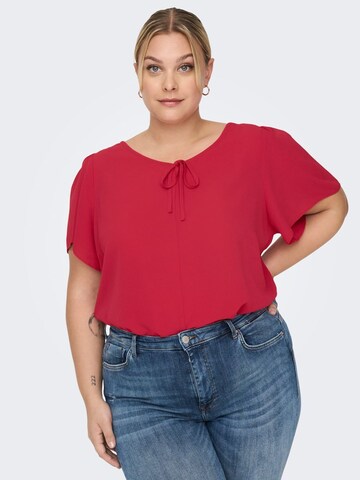 T-shirt ONLY Carmakoma en rouge
