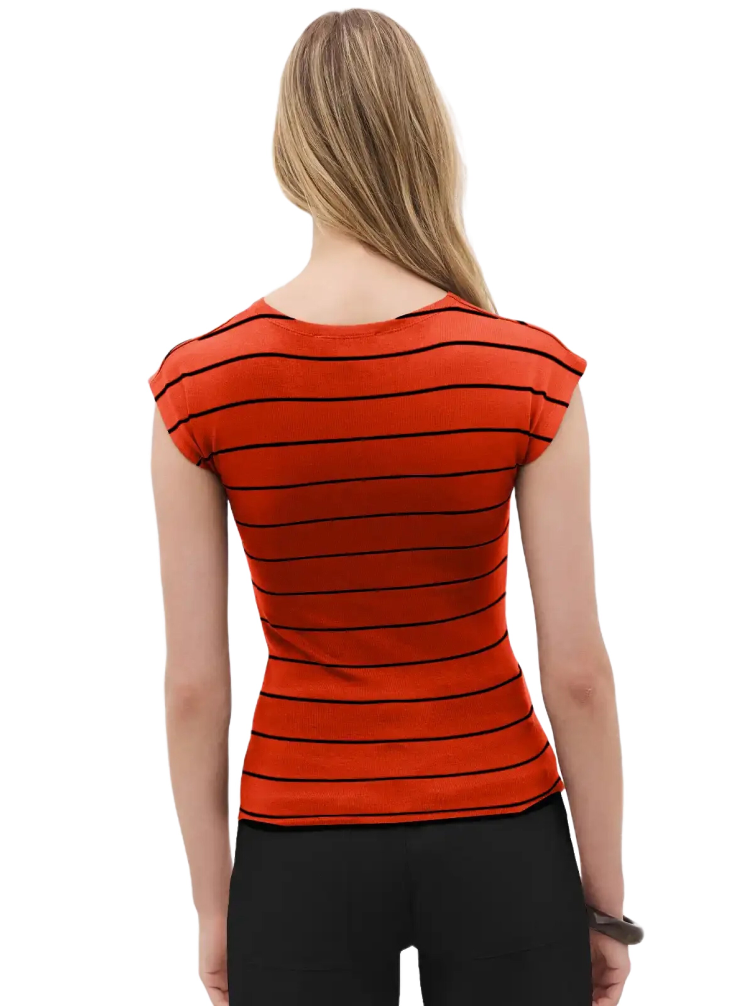 T-shirt No Matter What en orange