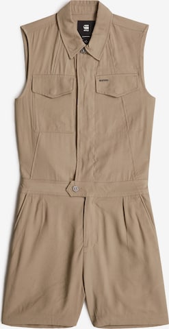 G-STAR Jumpsuit in Beige: voorkant