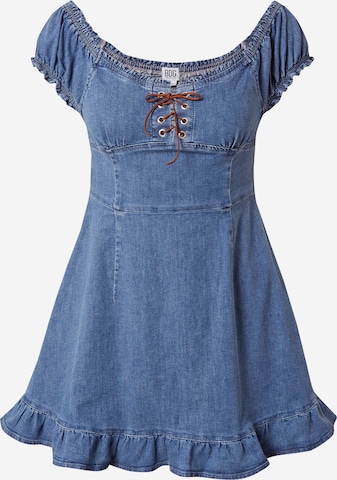BDG Urban Outfitters Šaty 'ANYA' – modrá: přední strana