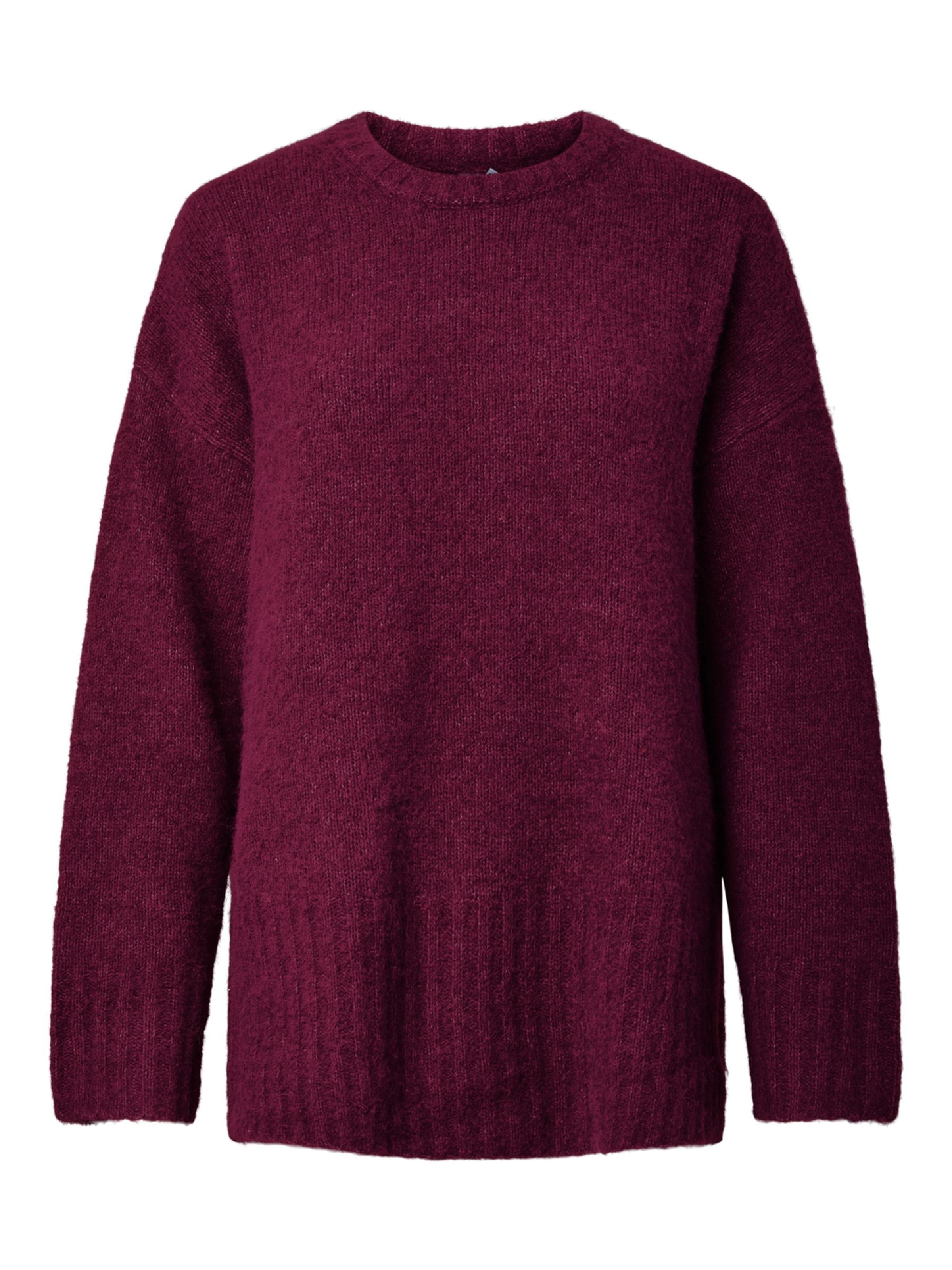 PIECES Sweater 'PCTina' in Purple: front