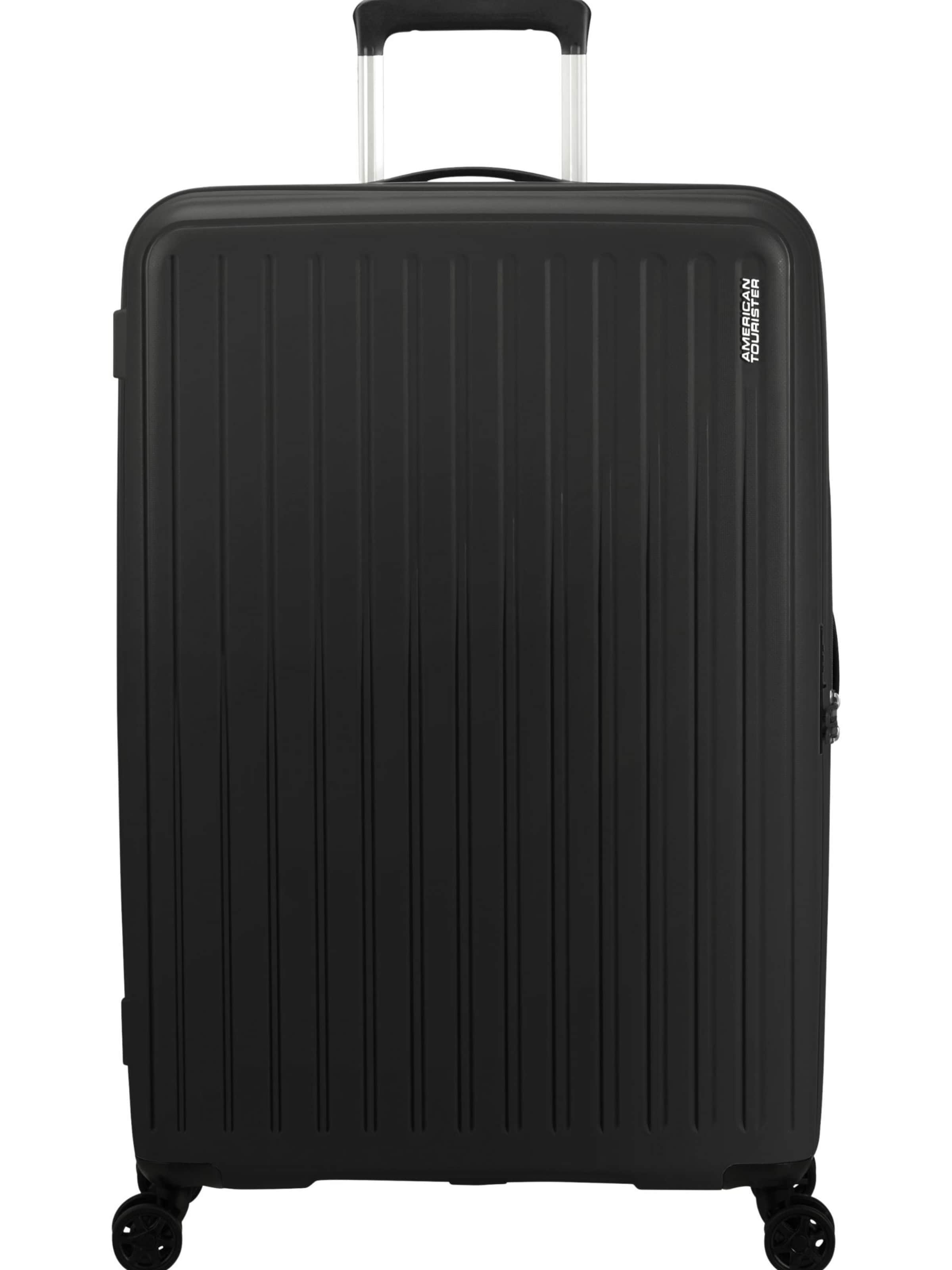 Trolley 'REJOY SPINNER 77/28 TSA' di American Tourister in nero: frontale