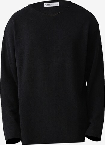 VAMOS CLO Свитер 'Cedar Hill' в Черный: спереди