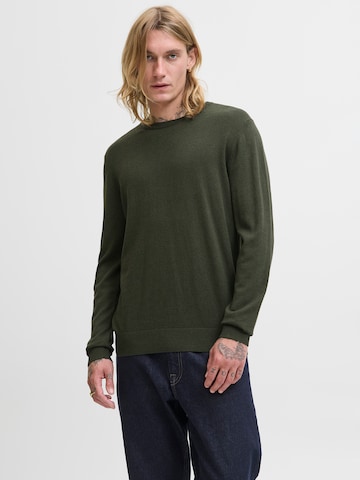 JACK & JONES Pullover 'JJEEMIL' i grøn: forside