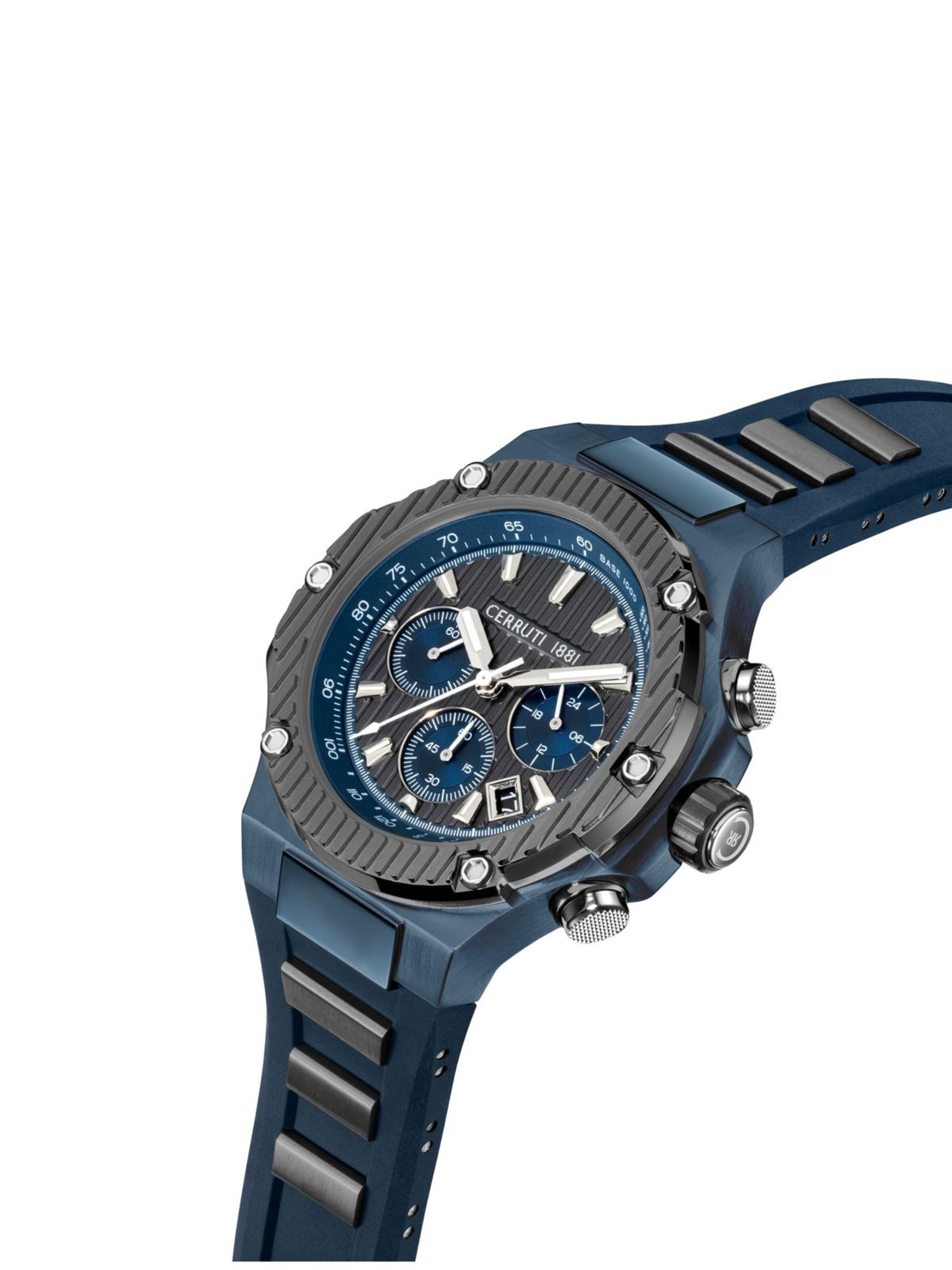 CERRUTI 1881 Analog watch 'Chronograph Lucardo' in Blue