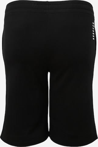 EA7 Emporio Armani Regular Shorts in Schwarz