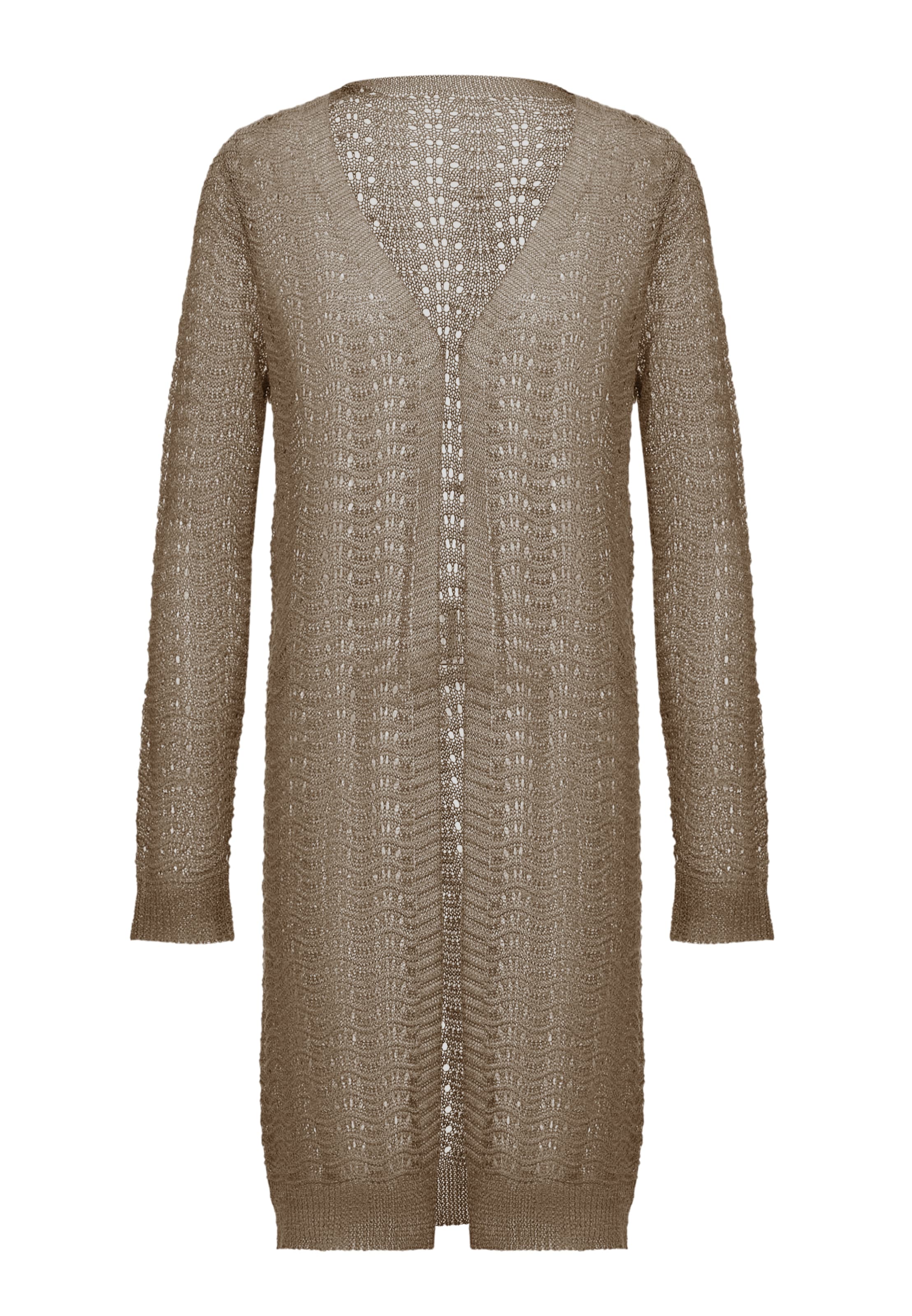 LEOMIA Knit cardigan in Green: front