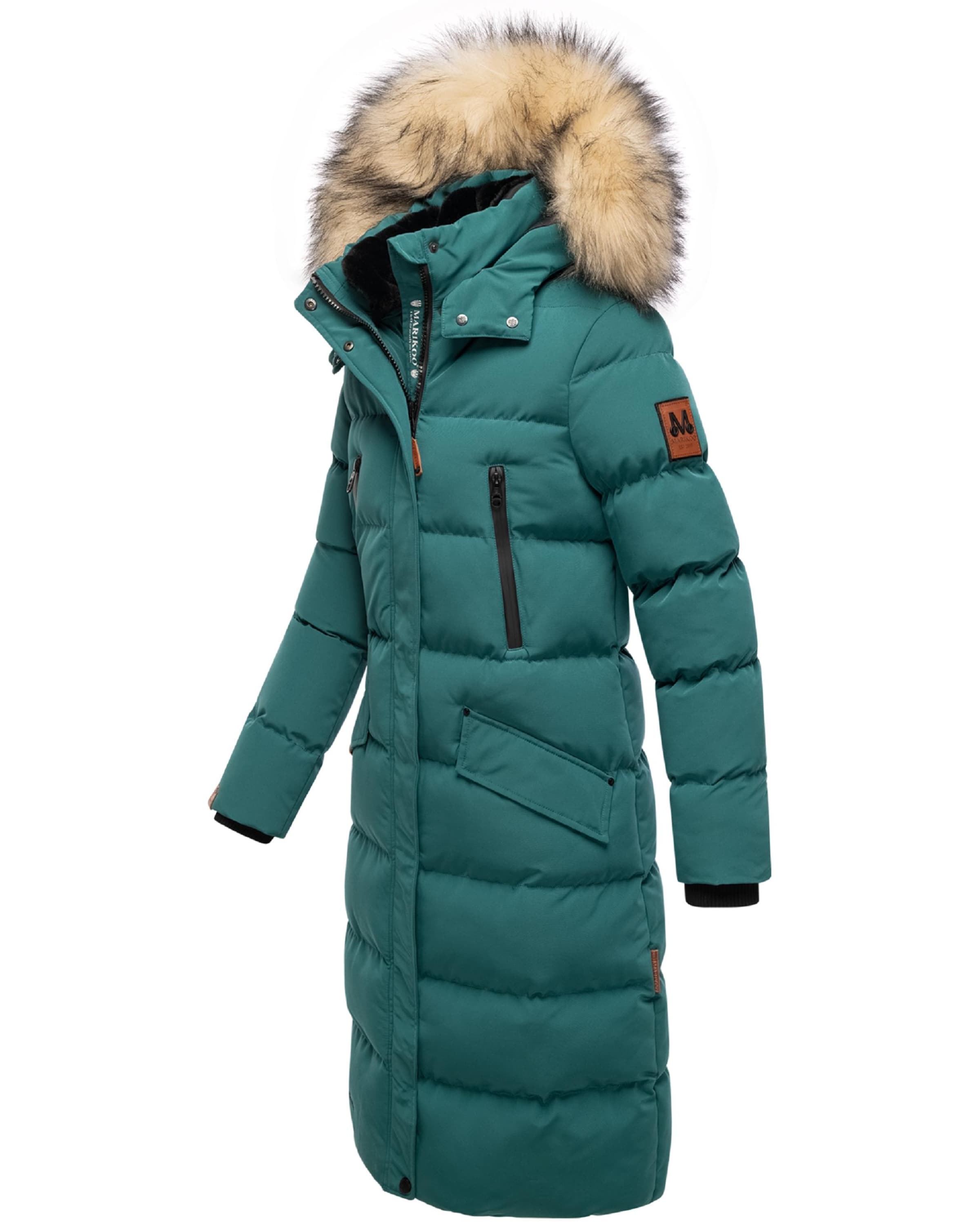MARIKOO Зимнее пальто 'Schneesternchen' в Зеленый