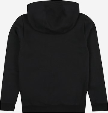 ADIDAS SPORTSWEAR Athletic Zip-Up Hoodie 'Essentials 3-Stripes Fleece ' in Black