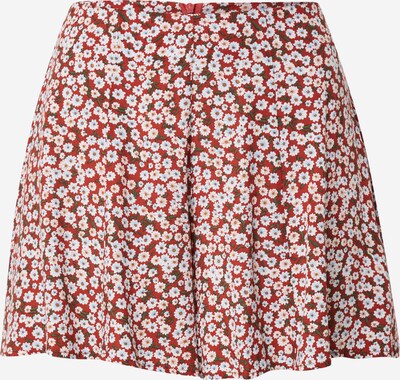 24COLOURS Hlače u hrđavo smeđa / kaki / bijela, Pregled proizvoda