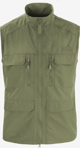 normani Sportbodywarmer ' Deer ' in Groen: voorkant