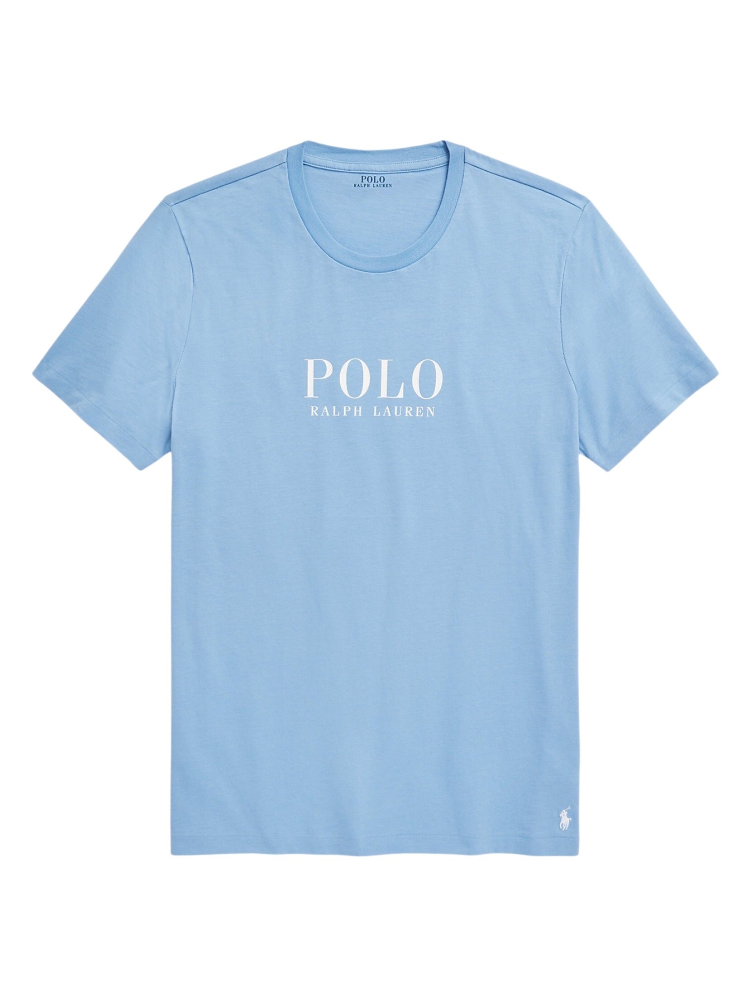 Pyjama court Polo Ralph Lauren en bleu : devant