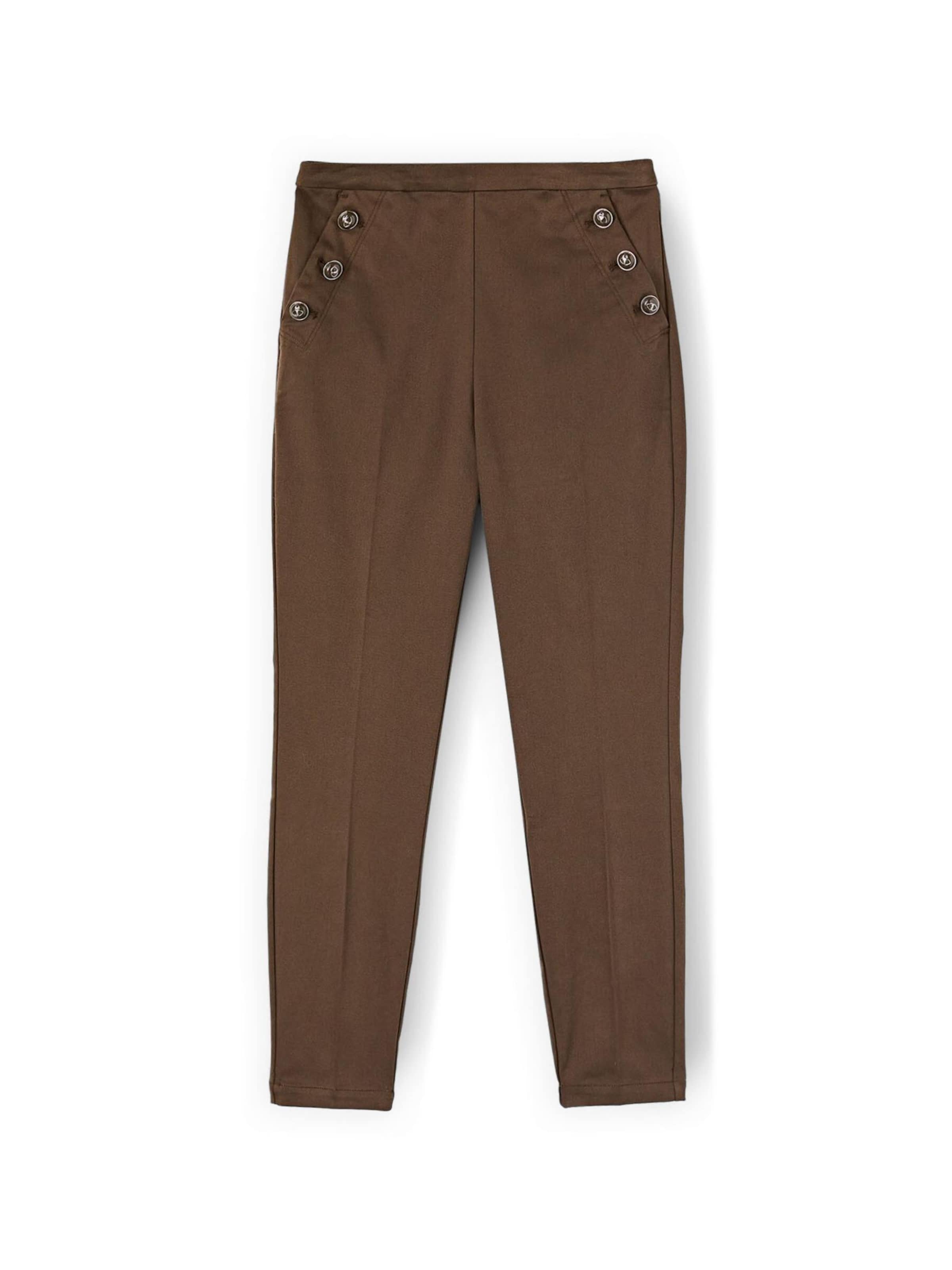 MOTIVI - Skinny Pantalón en verde: frente