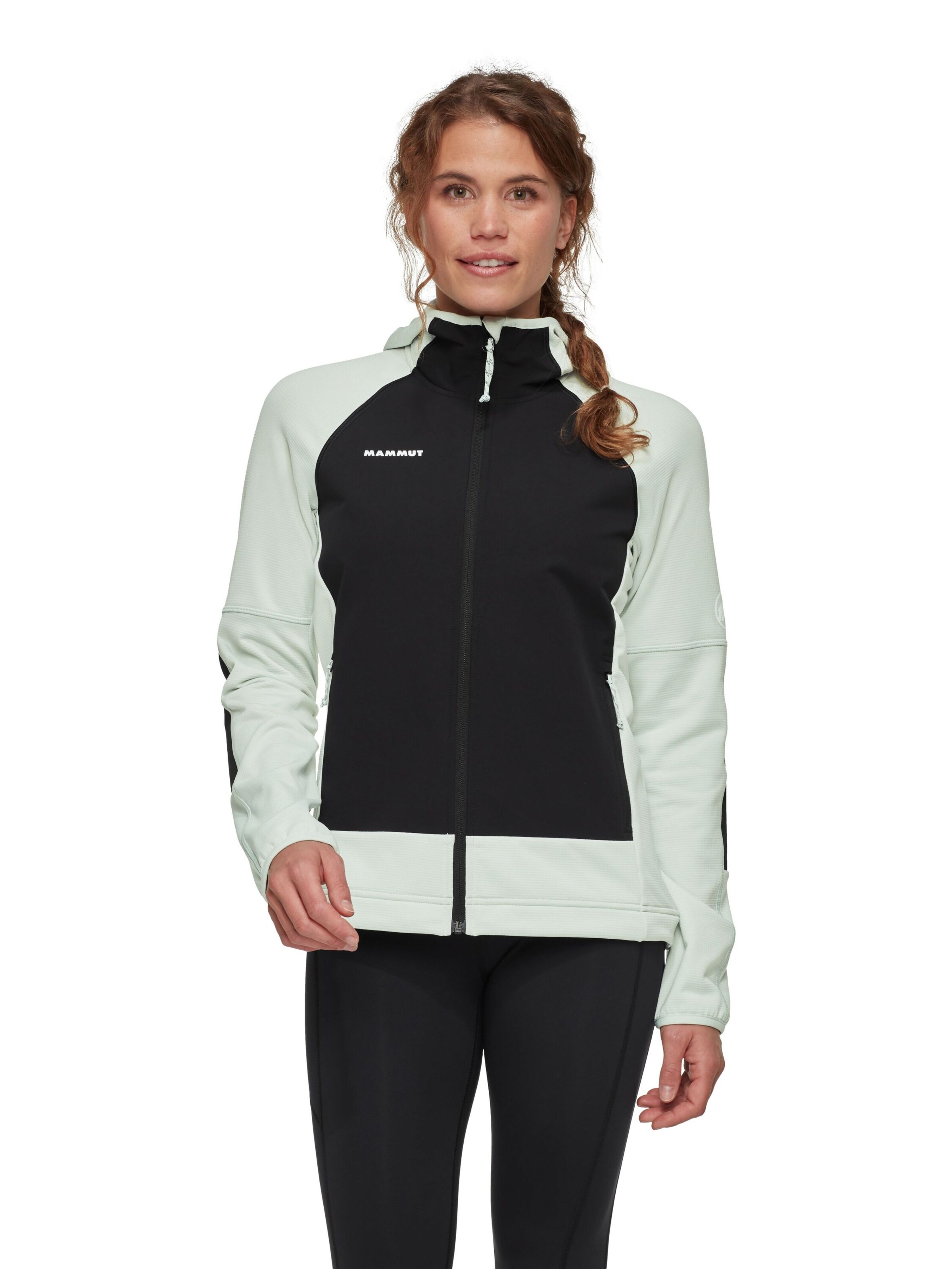 MAMMUT Funktionsfleecejacke 'Massone' in Gelb: Vorderseite