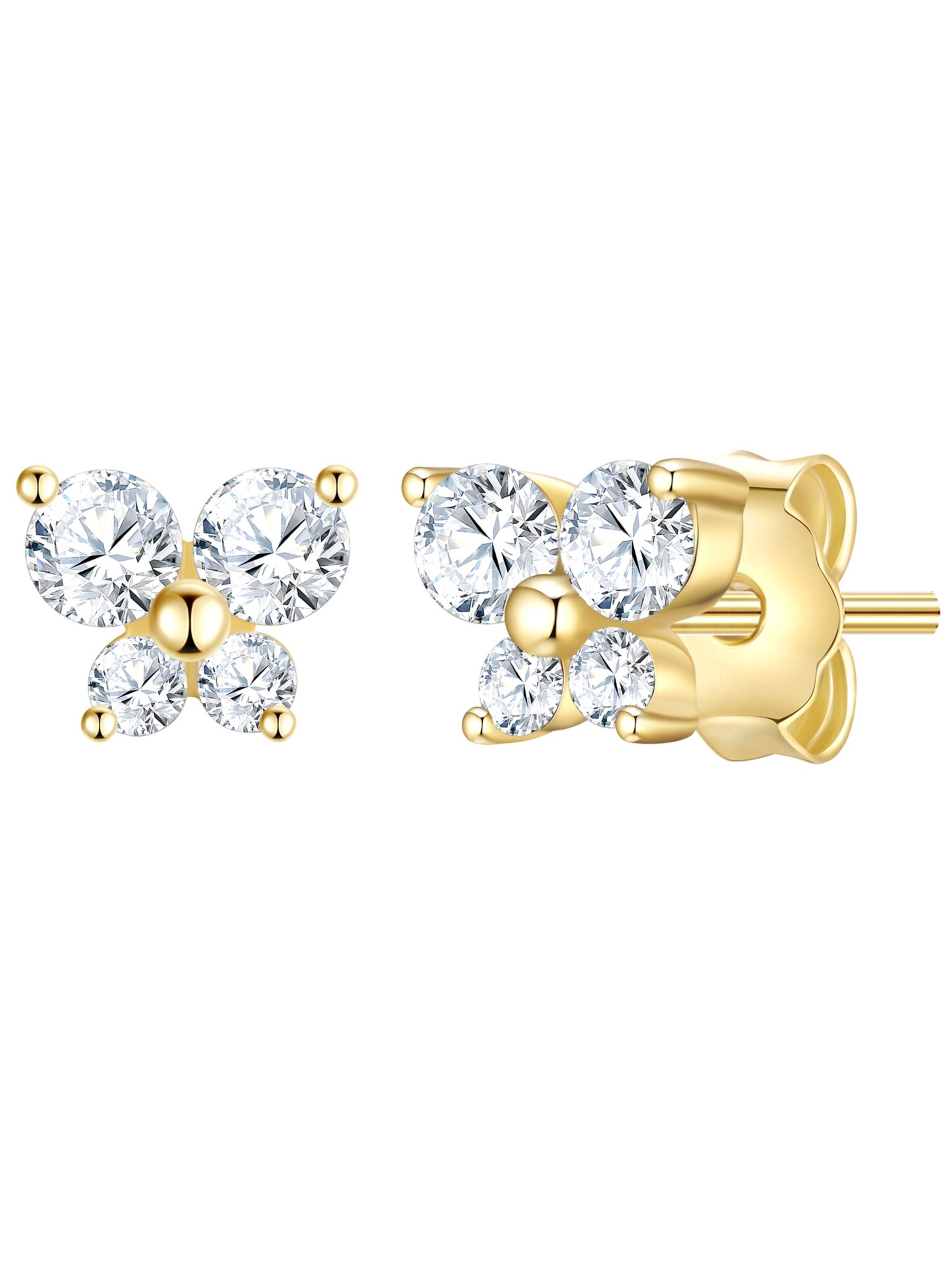 Glanzstücke München Ohrstecker in Gold: Vorderseite