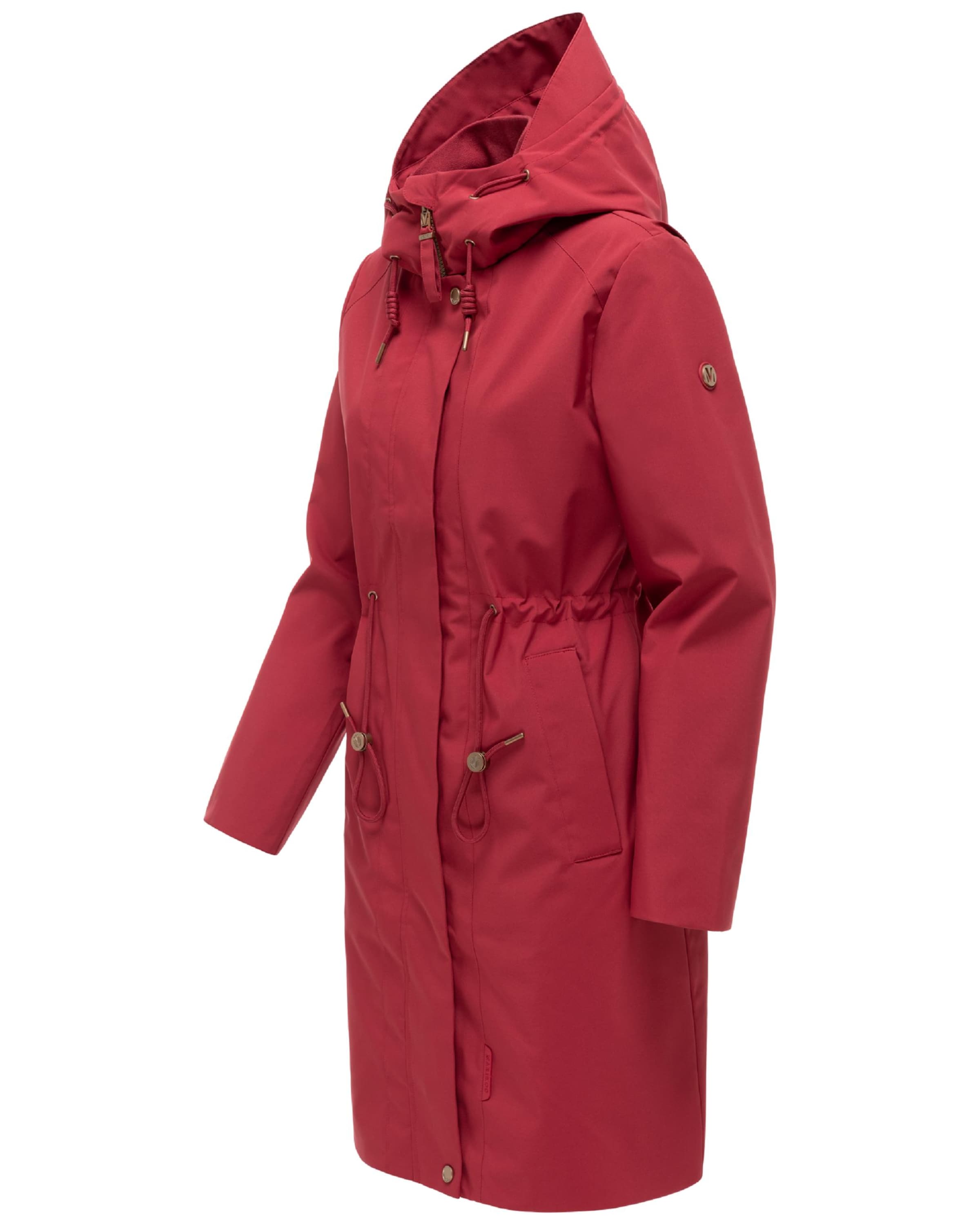 Parka mi-saison 'Zilandaa 16' MARIKOO en rouge
