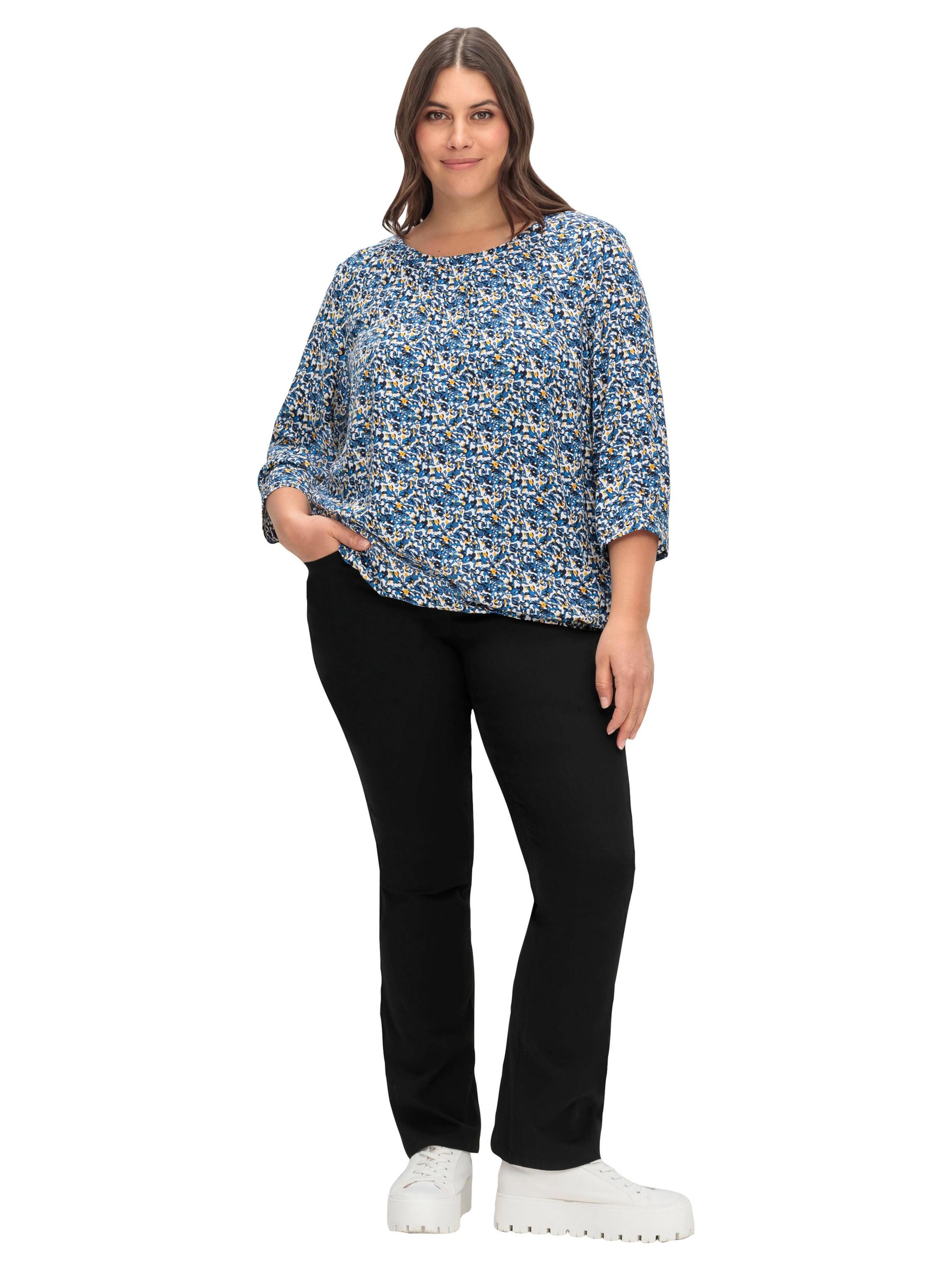 Bootcut Jeans 'Susanne' de la SHEEGO pe negru