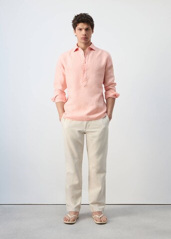 MANGO MAN Shirt 'Rupit' in Orange