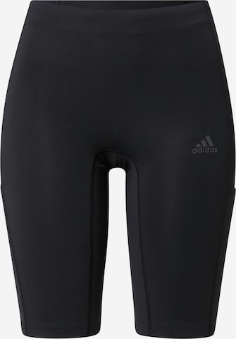 ADIDAS SPORTSWEAR Skinny Fit Спортен панталон в черно: отпред